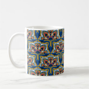 Azulejos portugal naadloos patroon koffiemok
