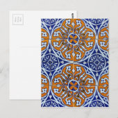 Azulejos, Portugese Tegels Briefkaart (Voorkant / Achterkant)