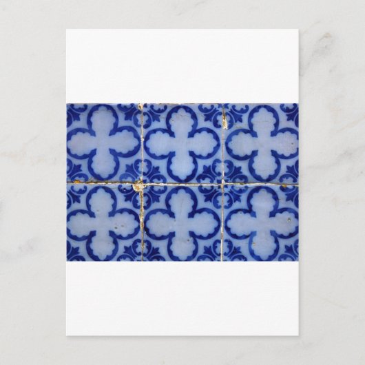 Azulejos, Portugese Tegels Briefkaart (Voorkant)