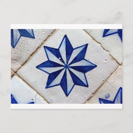 Azulejos, Portugese Tegels Briefkaart (Voorkant)