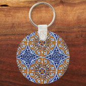 Azulejos, Portuguese Tiles Sleutelhanger (Voorkant)