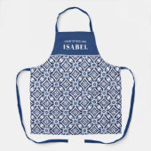 Azulejos Spain TIle Talavaera Mediterranean Schort (Voorkant)