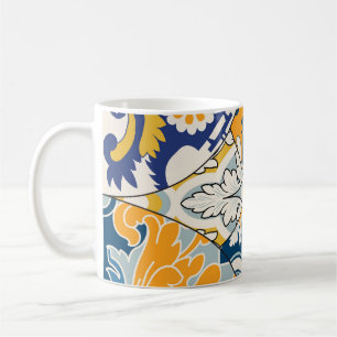 Azulejos Tegels Patchwork behang Koffiemok