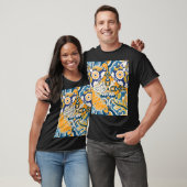 Azulejos Tegels Patchwork  behang T-shirt (Unisex)