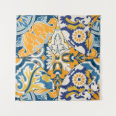 Azulejos Tegels Patchwork  behang Wandkleed (Voorkant (horizontaal))