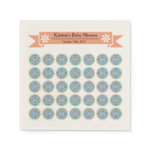 Azura Crest Baby Shower Paper Napkins