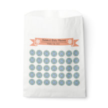 Azura Crest Moderne Baby Shower Favor Zakken