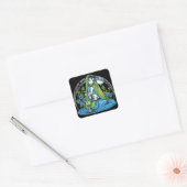 "Azura" Hindi Flower Hookah Princess Fae Stickers (Envelop)