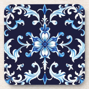 azurblossom coaster bier onderzetter