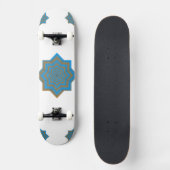 Azure and Ember Star Skateboard (Voorkant)