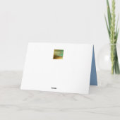 Azure Aster Flowers Collection - Carte Anniversair (Dos)