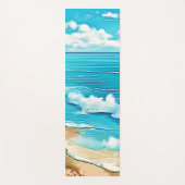 Azure Beach Calm Design Yogamat (Voorkant)