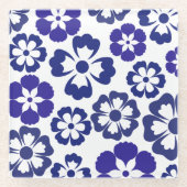 Azure Bloesem Harmonie Onderzetter Glazen Onderzetter (Voorkant)