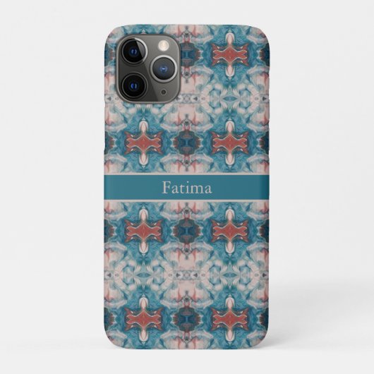 Azure Bloom, aangepast Case-Mate iPhone Case (Achterkant)