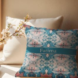 Azure Bloom, aangepast Kussen