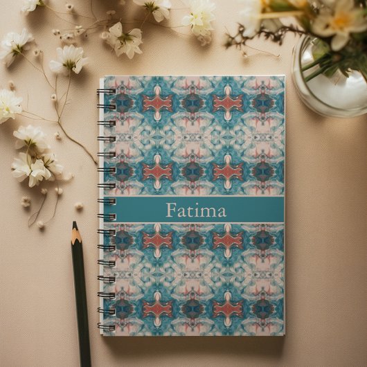 Azure Bloom, aangepast Notitieboek