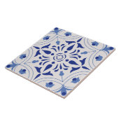 Azure Bloom Cross Tegeltje (Zijkant)