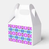 Azure Bloom Kaleidoscoop Bedankdoosjes (Achterkant)