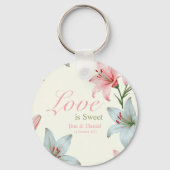 Azure Bloom Sleutelhanger (Voorkant)