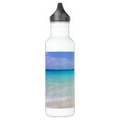 Azure Blue Caribbean Tropical Beach Waterfles (Links)