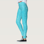 Azure Blue Modern Star Leggings (Links)