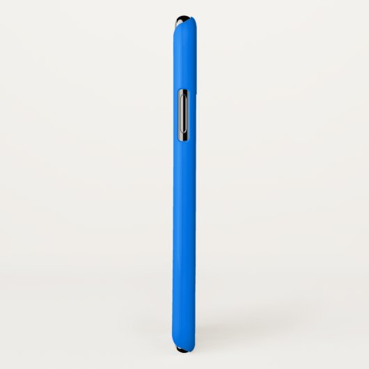 AZURE BLUE Solid Arrière - plan Coque iPhone X (Dos/Droite)