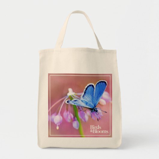 Azure Butterfly Tote Bag (Voorkant)