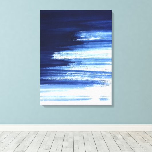 Azure Dreamscape Canvas Afdruk (Insitu (Houten vloer))