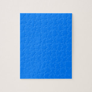 Azure (effen kleur) legpuzzel