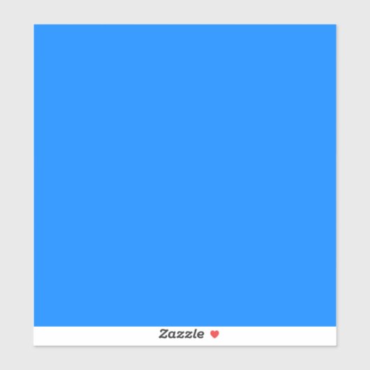Azure (effen kleur) sticker (Vel)
