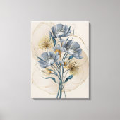 Azure Elegance Canvas Afdruk (Voorkant)