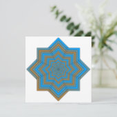 Azure en Ember Star Kaart (Staand voorkant)