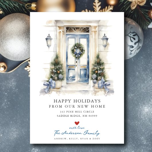 Azure Entrance New Home Verhuizen Aankondiging