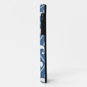 Azure Fleur de Lis Case-Mate iPhone Case (Achterkant/links)