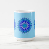Azure Flower Mandala Mug Koffiemok (Center)