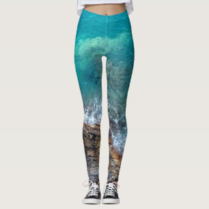 Azure-golven Leggings