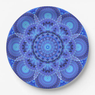 Azure Harmony Mandala Papieren Bordje