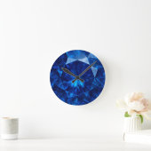 Azure Heart Stone Ronde Klok (Huis)