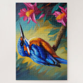 Azure Kingfisher Jigsaw Puzzle Legpuzzel (Verticaal)
