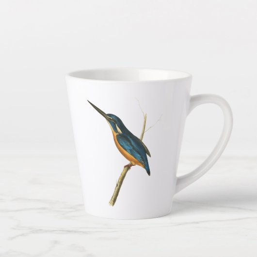 Azure Kingfisher Latte Mok (Rechts)