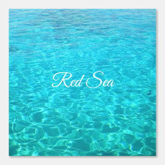 Azure-lagune in het Rode zee Behang