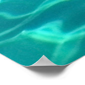 Azure-lagune in het Rode zee Poster (Hoek)