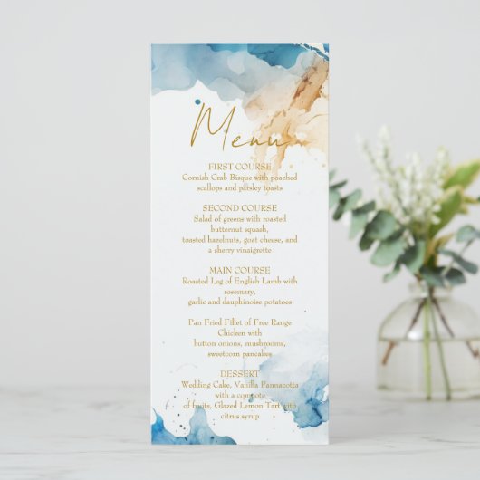 AZURE Marble Dreams Gala Menu (Staand voorkant)
