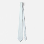 Azure Mist Blue & Seashell White Pinstripes Stropdas (Voorkant)