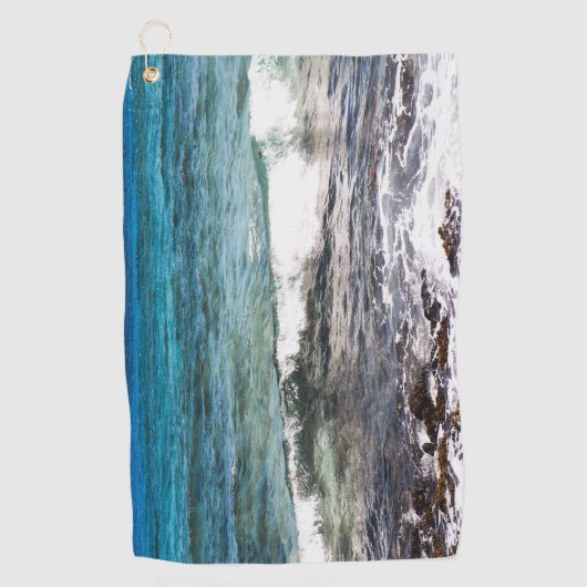 Azure Ocean Golfhanddoek (Voorkant)