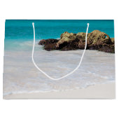 Azure Ocean Sandy Beach Foto Groot Cadeauzakje (Voorkant)