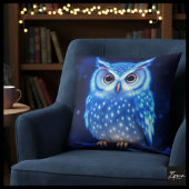 Azure Owl Comfort Cushion Kussen