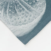 Azure Seahorse Study I Fleece Deken (Hoek)