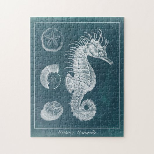 Azure Seahorse Study I Legpuzzel (Verticaal)