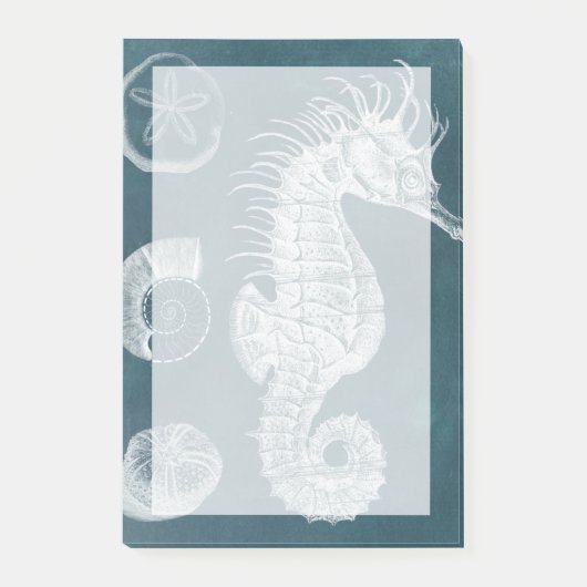 Azure Seahorse Study I Post-it® Notes (Voorkant)